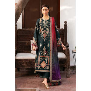 Jazmin Luxury Chiffon Lawn Embroidered Jazmin SL26-D03 para Primavera/Verano-TC-1649 - Product Image 1