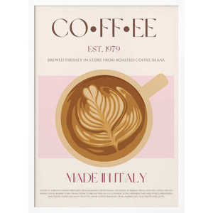 Italian Coffee Minimalist Style <b>Poster</b> Made of Paper - Product Image 3
