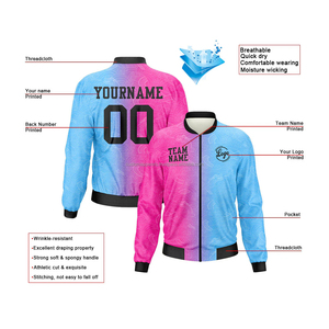 Luxury wool leather varsity <b>jacket</b> for <b>men</b> with custom embroidery and premium stand collar for streetwear brands - Product Image 2