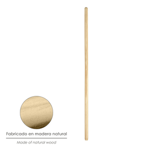 Manico in legno per spazzola da spazzamento con filettatura 1200 x O/ 28 mm. - Product Image 4
