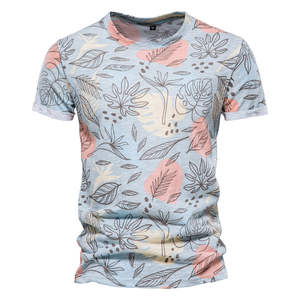 Fabricantes directos de fábrica Camisetas de calidad profesional para hombre Color y estilos demandados por el cliente Camisetas de algodón de alta calidad para hombre - Product Image 4