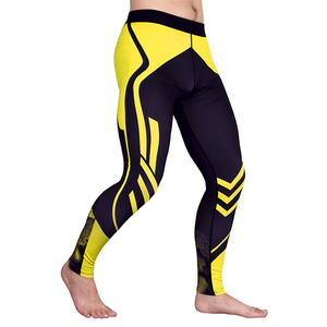Nouveau style de vêtements de sport pour hommes, leggings de gym, collants de course, entraînement sportif, séchage rapide, respirant, taille élastique - Product Image 1