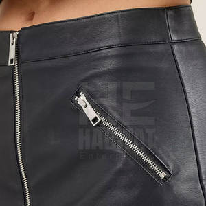 Fabrication pakistanaise, jupes en cuir véritable pour femmes, tissu doux et respirant, parfaites pour une utilisation décontractée et formelle - Product Image 4