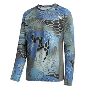 Camisa de pesca de manga larga resistente a los rayos UV UPF50 + para hombre, suave, secado rápido, rendimiento, impresión Digital, Spandex, resistente al agua - Product Image 2