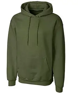 Polar pamuk gevşek Fit uzun boylu kış Streetwear toptan düz yıkanmış damla omuz kalın büyük beden kazak Hoodie