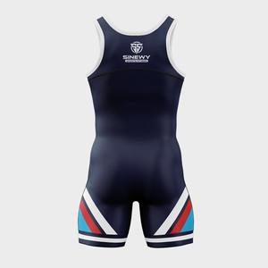 Men Wrestling Singlet Custom Design Stretch Quick Dry Breathable Heat Transfer Front Logo Pattern Colourful Lightweight Durable - Product Image 2