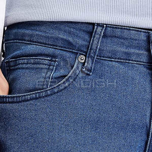 Pantalons Jeans Couleur Unie Pour Hommes Personnalisé Votre Propre Conception Pantalons Jeans pour Hommes pour la Vente en Ligne - Product Image 4
