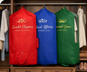High Quality Foldable Hanging 100% Cotton Muslin Garment Suit Bag Large Capacity Eco-Friendly Custom Logo Custom Zipper Closure - Product Image 1