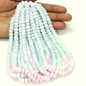 Perles rondes en opale multicolores : Bijoux en pierres précieuses AAA (7-10 mm) - Product Image 2