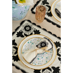 Juego de manteles individuales para cocina, posavasos, almohadilla bordada de lino y algodón, plato, taza de café, mantel para mesa, decoración del hogar, OEM - Product Image 1