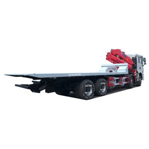 Camion de dépannage à plateau plat de 15 tonnes, 18 tonnes, 20 tonnes, année 2024, avec grue, état neuf, transmission manuelle diesel, prix de vente - Product Image 1