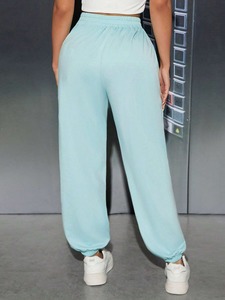 Pantalones de mujer informales de moda personalizados superventas, Pantalones de mujer informales transpirables de talla grande - Product Image 3