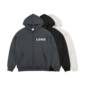 Sudadera con capucha bordada de Otoño de algodón orgánico sudadera de lana cálida sostenible ecológica - Product Image 3