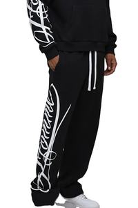 ชุดวอร์มและเสื้อฮู้ดสำหรับผู้ชายชุดวอร์มใส่ได้ทั้งชายและหญิงชุดวิ่งพิมพ์ลายหน้าจอแบบสวมศีรษะชุดผ้าฝ้ายระบายอากาศ - Product Image 4