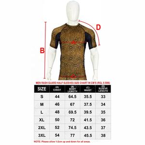 เสื้อยืด Rash Guard ปรับแต่งได้สำหรับผู้ชาย, UPF50แห้งเร็วผ้าฝ้าย100% + เป็นมิตรกับสิ่งแวดล้อม - Product Image 6