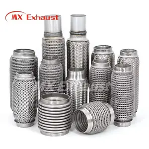 Quality Exhaust Flexible Connectors Tube Corrugated Metal Hose Pipes 1.5'' 2'' 3'' Inch