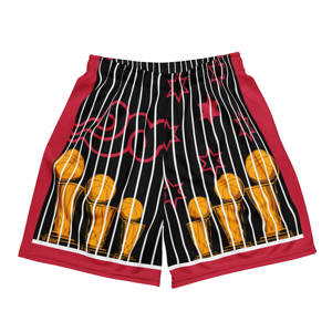 Pantalones cortos de malla de boxeo y fútbol atléticos de verano para hombre, pantalones de entrenamiento de secado rápido con cintura elástica y bolsillos - Product Image 1