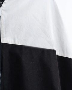 Veste coupe-vent légère de sport à col montant et fermeture éclair, 100 % polyester, logo personnalisé OEM pour hommes - Product Image 4