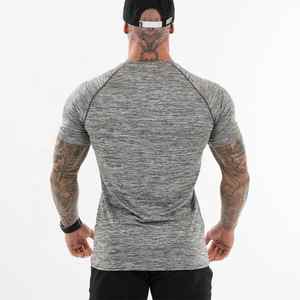 T-shirt de course unisexe pour hommes 100% coton T-shirt uni à motif vierge pour hommes - Product Image 2