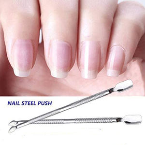 ที่ดันหนังกำพร้าเล็บแบบมืออาชีพ สองด้าน ผลิตจากเหล็กกล้าไร้สนิมเยอรมัน สำหรับลอกสีทาเล็บ - Product Image 5