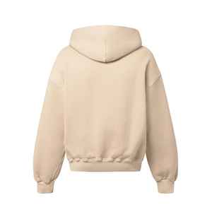 Sudaderas con Capucha y Cremallera de Forro Polar IOTA SPORTS, 100% Algodón, 380g, Ropa de Calle Elegante para Hombre, Invierno, Ecológica, con Logotipo Personalizado, Parche Aplicado - Product Image 3