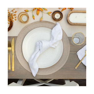 Set de table moderne à motif abstrait bleu, lavable et réutilisable, pour la maison, les restaurants et les hôtels - Product Image 4