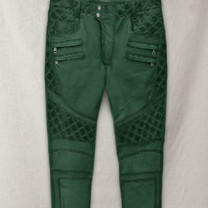 กางเกงหนังผู้ชายสีพื้นคุณภาพดีขายดี ผู้จัดจำหน่ายที่ดีที่สุด ขายส่งจำนวนมาก ทรงตรง ความยาวปานกลาง - Product Image 6