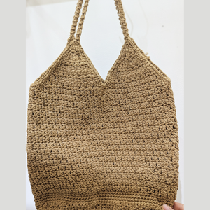 JNC macrame กระเป๋าถักโครเชต์ทำมือสำหรับใช้ในชีวิตประจำวันและการเดินทาง - Product Image 2