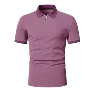 Polos con logotipo personalizado bordado, camiseta de Polo de Golf, talla de Color personalizada, ropa de hombre, polos de algodón de talla grande con media cremallera - Product Image 3