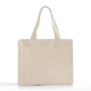 Small <b>Square</b> Canvas Tote Bags with Solid Color Pattern-TF225 - Product Image 1