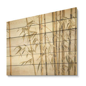 Beige Minimalism Wall Art Decor Bohemian Rattan Macrame <b>Vase</b> on Natural Pine <b>Wood</b> <b>Bamboo</b> <b>Wood</b> Wall Art Decor - Product Image 4