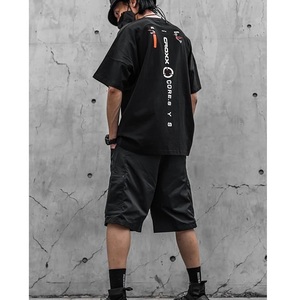 T-shirt de haute qualité à épaules tombantes pour hommes logo d'impression personnalisé pour hommes t-shirt imprimé uni prix de gros du Bangladesh - Product Image 4