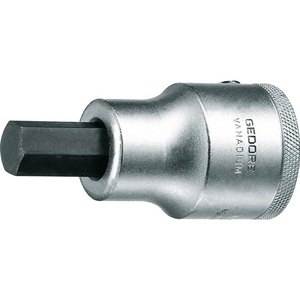 GEDORE 32 3/4 ? Insert de clé à douille blanche avec clé hexagonale interne de 80 mm, longueur de 19 mm, pour outils d'atelier - Product Image 1