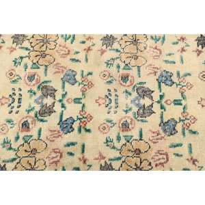 Tapis turc vintage 3,8x6,5 pieds, tapis en laine verte - Product Image 5