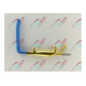 Écarteur mammaire Tebbetts 25mm x 15cm Guide de lumière à fibre optique et tube d'aspiration en acier inoxydable par FS-ORTHO - Product Image 1