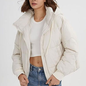 Veste d'hiver matelassée pour femmes en gros, OEM, personnalisée, respirante, coupe-vent, veste à bulles respirante, veste d'hiver matelassée pour femmes - Product Image 2