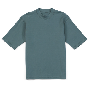 Wholesale Price Mock Neck <b>Men's</b> T-<b>Shirt</b> Top Quality Pure Cotton Factory Manufacturer Different Color Mock Neck T-<b>shirt</b> for <b>Men</b> - Product Image 3