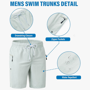Custom <b>mens</b> swim <b>trunks</b> <b>for</b> summer quick dry mesh shorts breathable fabric oem logo printing and private label customization - Product Image 4
