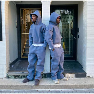 Sudadera con capucha Vintage de lavado ácido de gran tamaño de algodón 100% para hombres Sudadera con capucha en blanco de Color sólido con estampado rasgado personalizado para invierno - Product Image 4