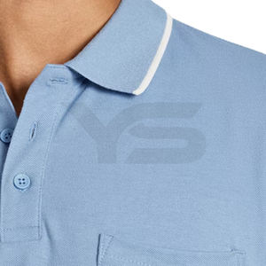 Polo à manches courtes à séchage rapide pour homme-Polos de golf en tissu mixte Spandex/coton à motif tactique - Product Image 6