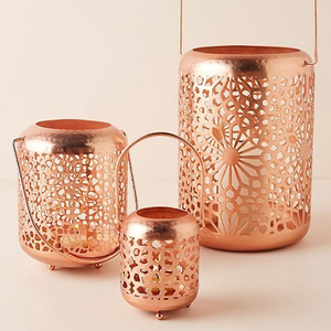 Fancy Metal T.Light <b>Candle</b> <b>Holder</b> for Home Wedding & Table Centerpiece Decoration Includes <b>Lanterns</b> & <b>Candle</b> Jars - Product Image 1