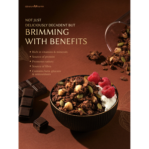 Granola au chocolat et aux noisettes - Céréales instantanées pour le petit-déjeuner pour adultes, style sec, emballage en boîte et en sachet - Product Image 6