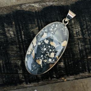 Tendance 925 Sterling Silver Plaqué Or Collier Naturel Maligano jaspe Cristal ovale Femmes Mode Pendentif Charme Accessoire - Product Image 2