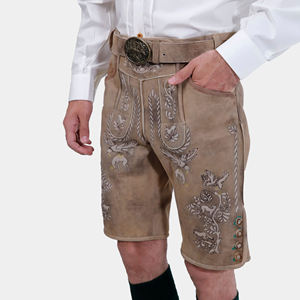 2025 New Bavarian <b>Shorts</b> High Quality <b>Leather</b> <b>Shorts</b> Oktoberfest Lederhosen Custom Compression Heavy Duty Lederhosen <b>Shorts</b> - Product Image 4