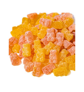 Caramelos de Goma QQ de Dos Colores con Forma de Corazón, Caramelos Suaves con Sabor a Frutas Mixtas Ácidas, Ingredientes Afrutados - Product Image 4