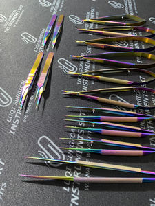 Juego de Microinstrumentos Ultrafinos Multicolores Luqis Enterprises, 14 Piezas, Kit de Microcirugía de Acero Inoxidable Alemán, Caja de Acero - Product Image 5