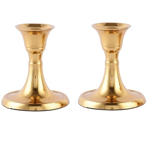 Maravilloso portavelas blanco Diseño atractivo Soportes de velas de metal Tendencia superior Decoración de mesa de iluminación decorativa para eventos múltiples - Product Image 5