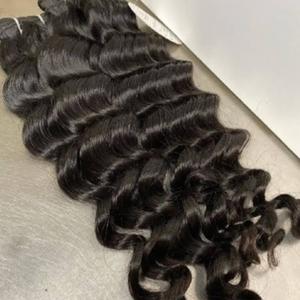 Proveedor de cabello humano de trama de máquina virgen Extensiones Cabello Humano Natural Doble dibujado Cutícula alineada Paquetes de cabello brasileño crudo - Product Image 3