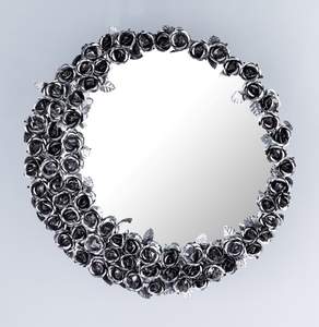 Luxury Metal Framed <b>round</b> <b>Wall</b> <b>Mirror</b> Home Decorative <b>Wall</b> Mounted Hanging for Living Room Elegant Home Decorative <b>Wall</b> Hanging - Product Image 3