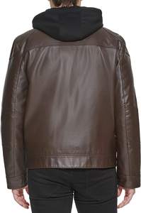 Premium Quality Winter Jacket <b>for</b> Women and <b>Men</b> Plus Size <b>Leather</b> Coat with <b>Jeans</b> Features - Product Image 2